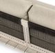 Classic Home Livia Taupe Fabric/Wood Outdoor Sofa-5