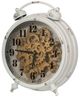 A & B Home Classic Gears White Table Clock-1