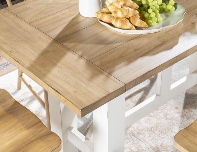 Legacy Classic XXX's and OOO's Amber Counter Table with Cotton Base-3