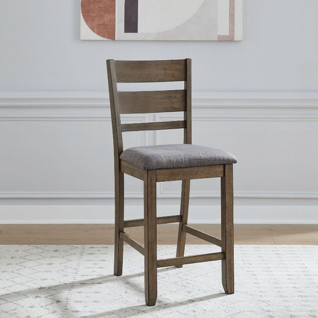Liberty Furniture Brook Bay Gray/Sandstone Counter Height Chair-1