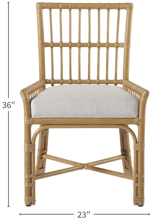 Universal Explore Home™ Escape-Coastal Living Home Clearwater Brown Low Arm Chair-2