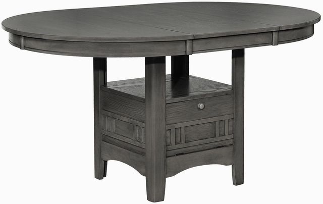 Coaster® Lavon 5-Piece Medium Grey Dining Table Set-2