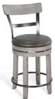 Sunny Designs™ Alpine Grey 24" Swivel Counter Stool-0