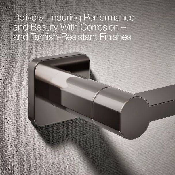KOHLER® Parallel® Vibrant Titanium Pivoting Toilet Paper Holder-3