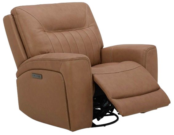 Liberty Furniture Bennett Butternut Leather Power Reclining Chair-2