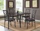 Bernards Cromwell 5-Piece Brown Counter Dining Set-1