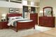 Vaughan-Bassett Hamilton Franklin Cherry Queen Panel Bed-2