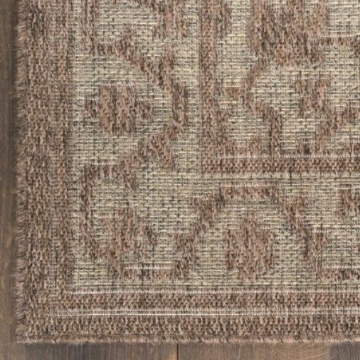 Nourison Home™ Tulum Brown 5'x7' Style 2  Area Rug-3