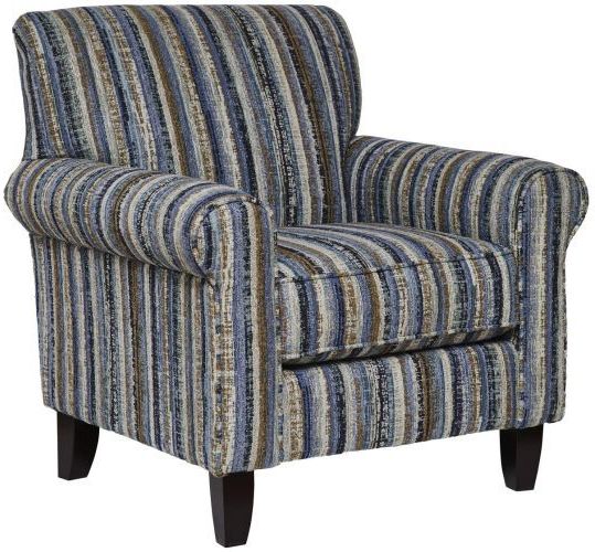 Fusion Furniture Griffin Linen Tin Roof Aluminum Accent Chair-0
