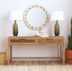 Bassett Mirror Global Gold/White Bone Wall Mirror-4