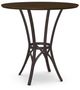 Amisco Customizable Kai Solid Ash Bar Table with 42" Tabletop -0