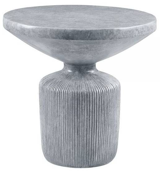 ACME Furniture Laddie Weathered Gray End Table-0