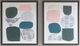 Olliix by Urban Habitat Multi-Colored Set of 2 Grey Rock Garden Gel Coat Framed Canvas-0