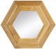 A & B Home Cameron Brown Wall Mirror-1