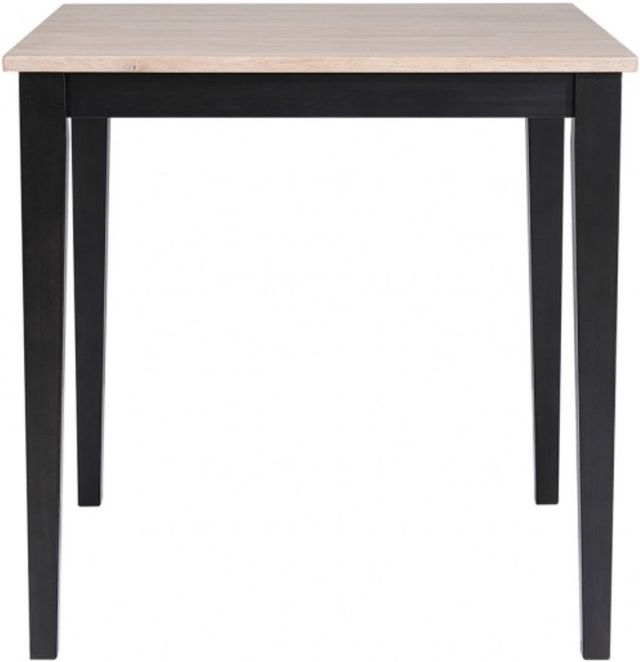 Winners Only® Bay City Natural Top Counter Table with Ebony Base-2