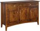 Archbold Furniture Customizable Trditional Maple Dining 3-Door Server-0