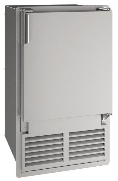 U-Line® Marine Stainless Solid 14" Built-in Crescent Ice Maker -0