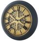 A & B Home Black/Copper/Gold Gear Clock-1