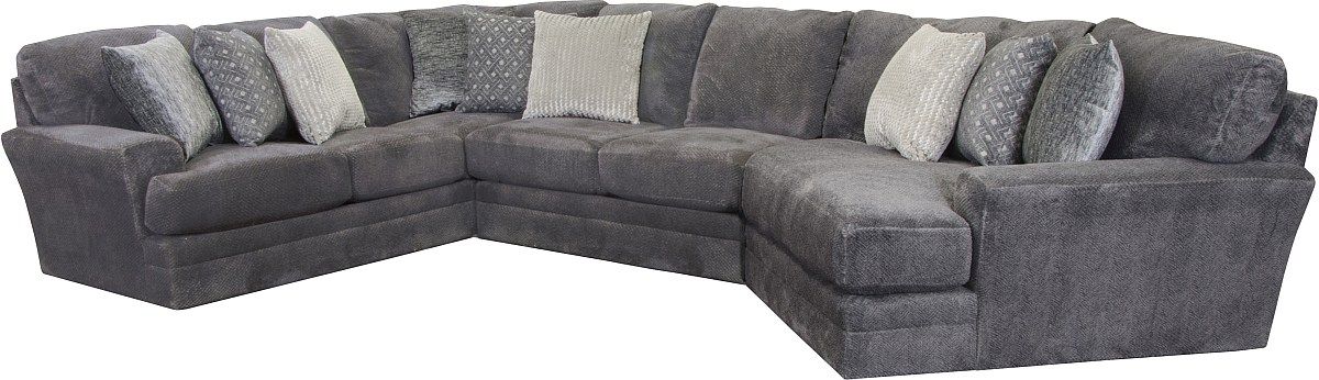 Jackson Furniture Mammoth 3-Piece Smoke Sectional Sofa Set