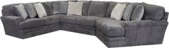 Jackson Furniture Mammoth 3-Piece Smoke Sectional Sofa Set