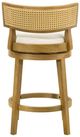 Armen Living Noely Amber Glow/White Counter Stool-5