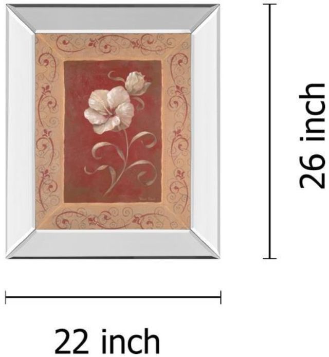Classy Living Vivian Flasch Amanda’s Hibiscus 22" Wall Art-2