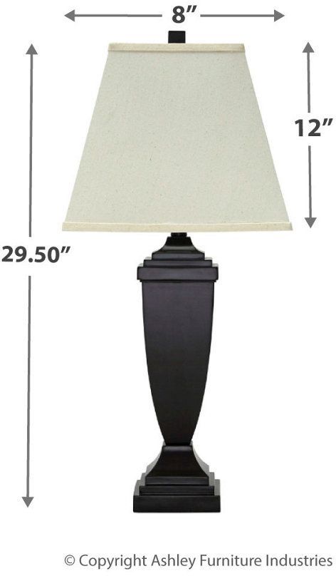 Signature Design by Ashley® Amerigin Set of 2 Bronze Table Lamps-2