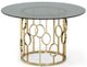 VIG Furniture Modrest Filbert Champagne Gold Dining Table-0