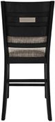 Jofran Inc. Altamonte Dark Charcoal/Gray Upholstered Counter Stool-4