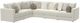Jackson Furniture Ritzy 6-Piece Bone Sectional -0