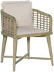 Hooker® Furniture Surfrider Driftwood/Zuri Cream Barrel Back Dining Chair-0