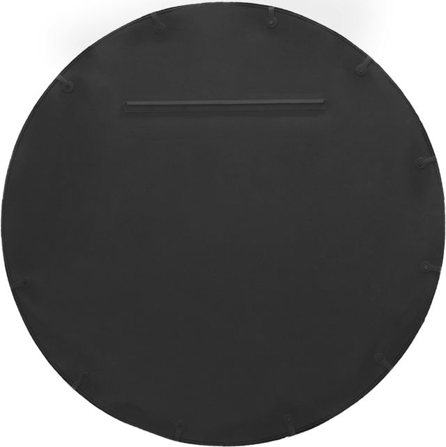 Meridian Furniture Sphere Antique Black 36" Mirror-2