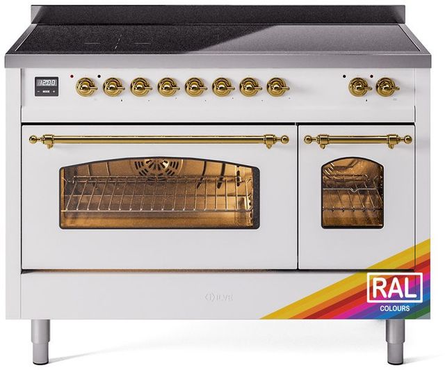 Ilve® Nostalgie II Series 48" Custom RAL Color Pro Style Induction Range-0
