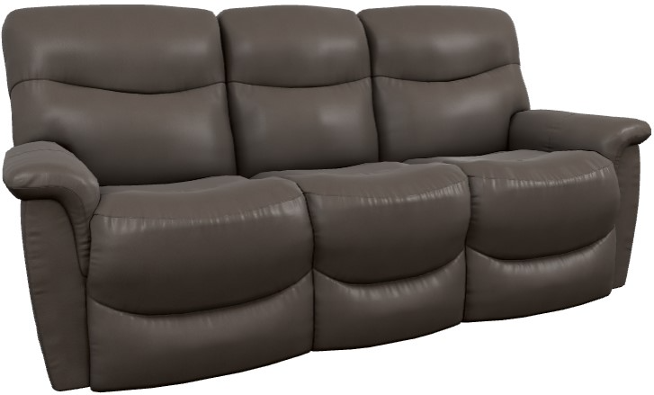 La-Z-Boy® James Walnut Leather Power Reclining Sofa with Headrest