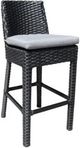 CabanaCoast® Customizable Brighton Wicker Outdoor Bar Stool-0