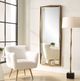 Uttermost® On Point Antiqued Gold Leaf Mirror-2