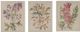 Olliix by Madison Park Linen Botanicals 3 Piece Multicolor Printed Linen Canvas Set-0