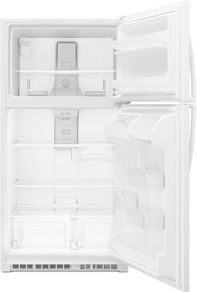 Whirlpool® 33 in. 20.5 Cu. Ft. White Top Freezer Refrigerator-1