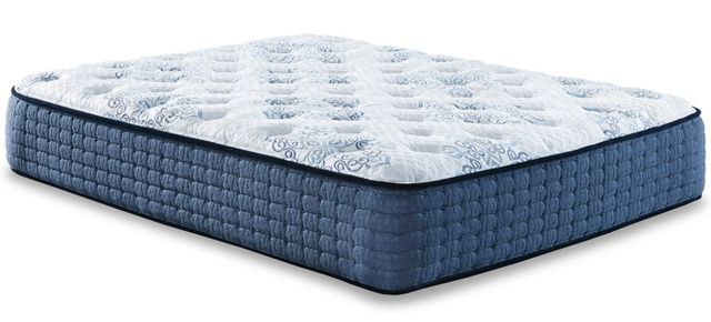Sierra Sleep® by Ashley® Mt Dana 2-Piece Hybrid Plush and Best Adjustable Base California King Plush Mattress Set-1