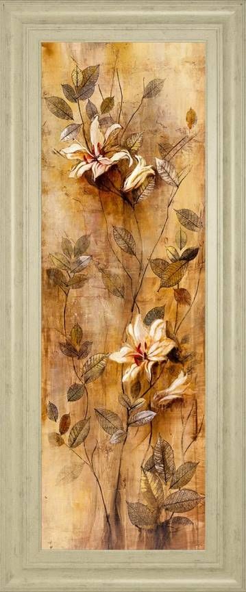 Classy Art Candlelight Lilies Il by Douglas Wall Art-0