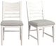 Elements International Rogen Gray/Rustic White Dining Side Chair -2