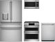 Café™ 4 Piece Stainless Steel Gas Kitchen Package-0