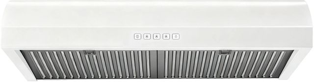 Hauslane Chef Series 30" Glossy White Under Cabinet Range Hood -0