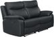 Mazin Furniture Wembley 2-Piece Black Modular Reclining Loveseat-0