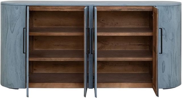 International Furniture Direct Balam Blue Console-4