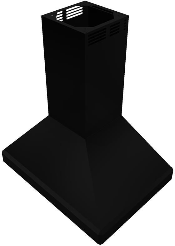 Vent-A-Hood® 36" Black ARS Duct-Free Euro-Style Island Range Hood-2