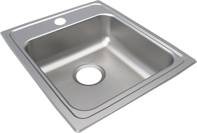 Elkay Lustertone® Classic Lustrous Satin 17" x 20" x 5-1/2" MR2-Hole Single Bowl Drop-In ADA Sink-0