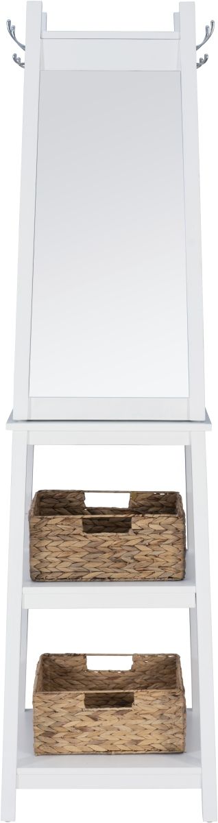 Powell® Jalen White Rotating Coat Rack-3