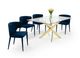 VIG Furniture Modrest Pyrite Gold Glass Dining Table-3