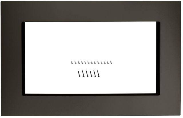 Whirlpool® 30" Black Stainless Countertop Microwave Trim Kit-1